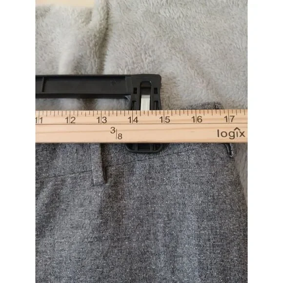 Canali Tessuto Stretch Pants Gray 34x31 Wool Silk Elastane Classic Preppy Italy - Picture 11 of 14